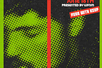 design a professional concert poster or event flyer