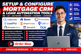 salesmate bonzo crm encompass loanpro simplenexus callrail mortgage savvycal box