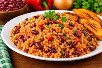 cook delicious homemade rice and beans with amazing flavor