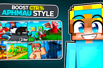 design aphmau minecraft thumbnail