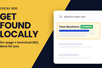 do on page and technical SEO fixes for your local business website
