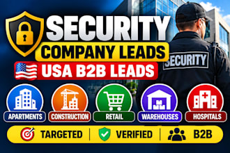 generate b2b leads for security guard companies