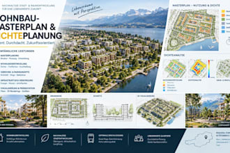 develop a residential masterplan focused on density, space and circulation