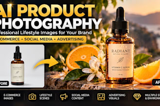 create realistic ai product photography and lifestyle images