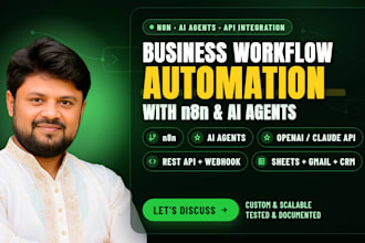 build n8n ai automation ai agents API integration business workflow automation