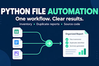 automate one small file workflow with a python script