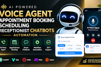 ai voice agent appointment booking schedulling receptionist automation xenbar