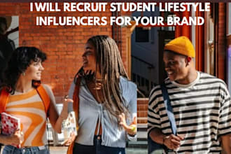 recruit student lifestyle influencers for your brand