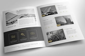 design print ready bifold trifold brochures, flyers, booklets and catalogs