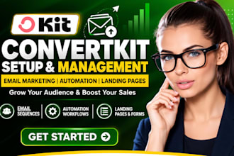setup convertkit newsletter kit landing page convertkit email sequence expert