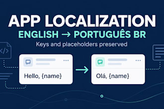 localize your app text into brazilian portuguese