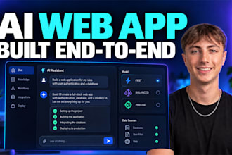 develop your ai website saas or custom ai software