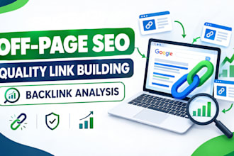 do professional off page SEO and high quality link building