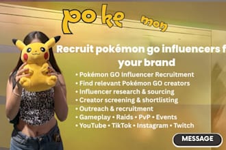 recruit pokémon go influencers for your brand
