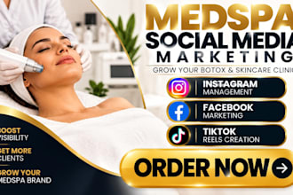 do medspa social media marketing for botox fillers skincare clinics
