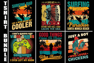 make custom t shirt design retro vintage and merch t shirts