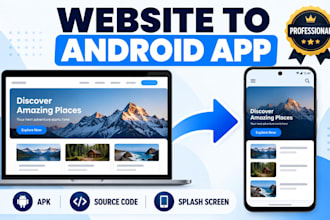 convert your website into an android app apk