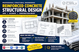 design reinforced concrete structures with construction ready rebar shop drawing