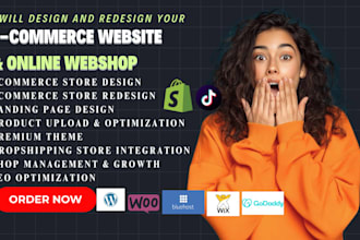 design ecommerce webshop wix bluehost hostinger godaddy siteground ionos website