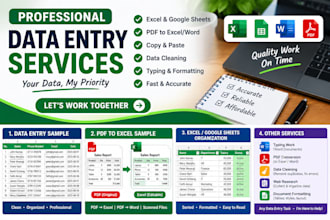 do accurate and reliable data entry