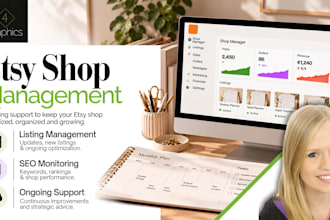 manage and optimize your etsy shop with monthly SEO