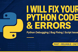 create python automation and fix script
