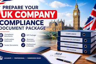 prepare your UK company compliance document package