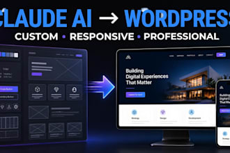 convert claude ai designs into custom wordpress