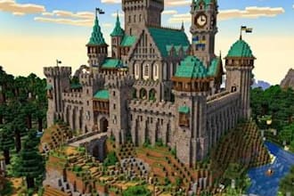 build custom minecraft houses, cities, castles and maps