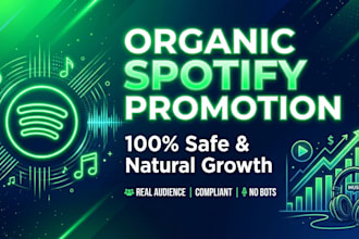 do organic spotify music promotion