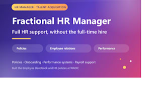 manage your HR operations, policies and employee relations