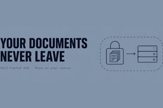 build a private self hosted rag chatbot over your own documents