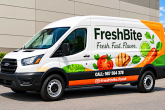 design premium car wrap, van wrap, truck vehicle iracing livery graphics fleet
