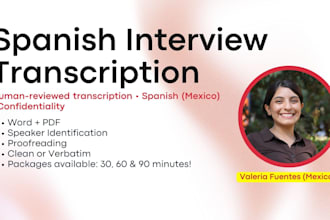 transcribe spanish interviews for academic research
