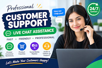 provide customer support and live chat assistance