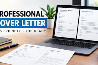 write a professional, ats friendly cover letter