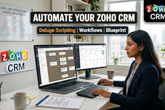 your zoho CRM with deluge, workflows, and blueprint