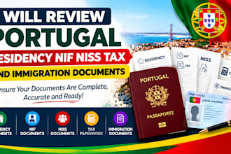 review portugal residency nif niss tax and immigration documents