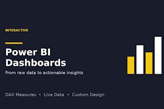 build interactive power bi dashboards from your data