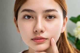 do  skin retouching and beauty photo editing