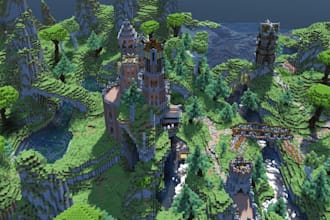 build custom minecraft server spawns, hubs,  lobbies, and maps