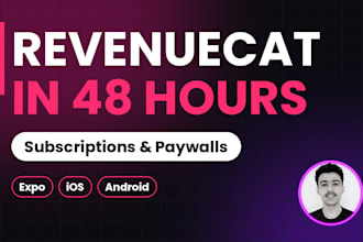 add revenuecat subscriptions and in app purchases to your expo app