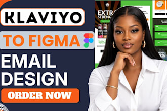 convert figma to klaviyo email template and design klaviyo HTML email flows