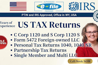 prepare CPA letter state tax filing corporate tax individual form 1040, 1040nr