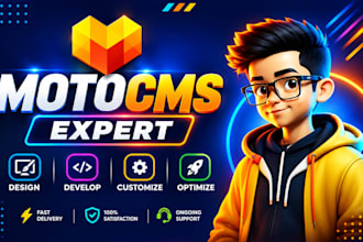 customize responsive  motocms website mobirise, duda, zoho and zyro website