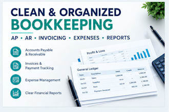 bookkeeping, data entry and bank reconciliation