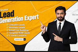 do b2b lead generation and build a verified email list