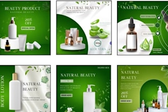 design ecommerce retail store product promotion marketing materials for sales