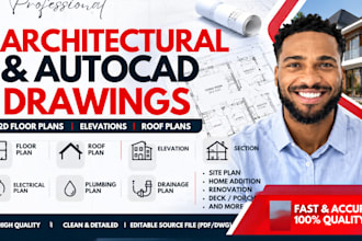 create autocad architectural drawings for home addition and renovation