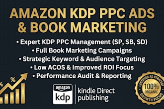 manage amazon KDP PPC ads and book marketing campaigns